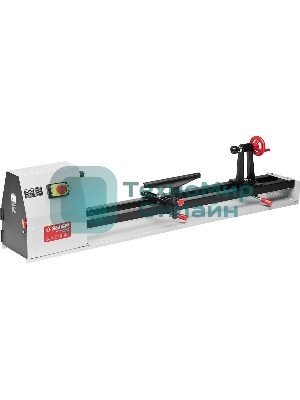 Электроинструмент ЗУБР ЗСТД-350-1000 Станок токарный по дереву, 4 скорости, длина 1000мм, d 350мм, 350Вт