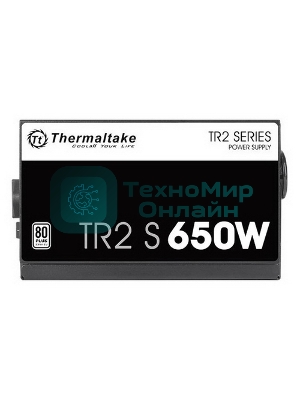 Блок питания Thermaltake TR2 S 650W Retail (PS-TRS-0650NPCWEU-2), 650Вт, 80 PLUS,120мм, черный