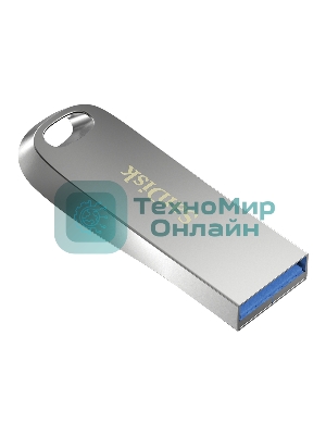 Флешка USB SanDisk Ultra Lux CZ74 (SDCZ74-128G-G46), 128Gb, USB 3.1, R/W 100/40, серебристый