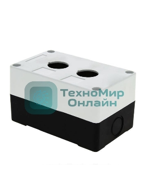 Корпус КП 102 2 кнопки белый EKF cpb-102-w