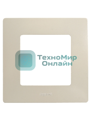 Рамка ETIKA 1 пост, сл. кость