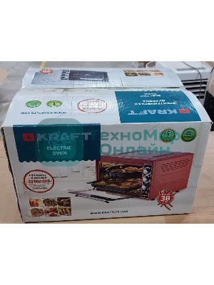 (На запчасти) Мини-печь Kraft KF-MO 3802 KBL черный