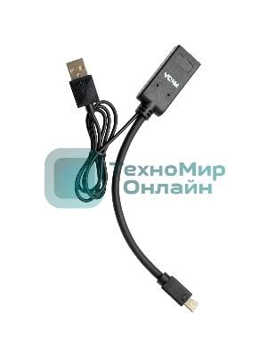 Кабель-переходник HDMI(F) +USB---> miniDP(M) 0.15m 4K*30Hz VCOM CG497-0.15