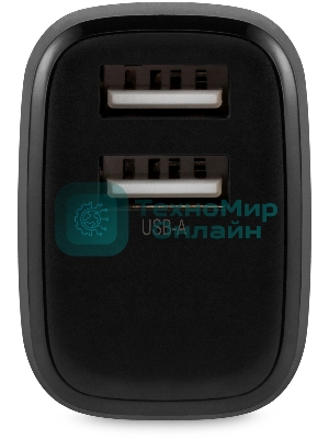 Сетевое зарядное устройство Buro BUWH1 15.5W 3.1A 2xUSB универсальное черный