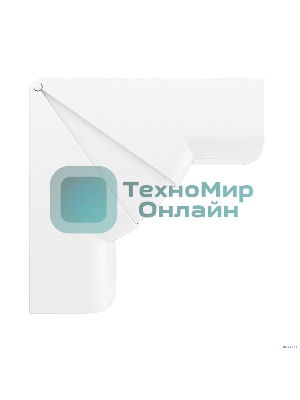 Угол внутренний изменяемый для кабель-канала 90х50 с разд. ДКС 09551