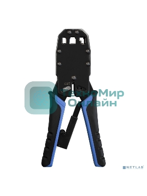 Инструмент ExeGate EX293155RUS EX-T2008R для обжима RJ-45, RJ-11/12 с храповым механизмом (прямой ход обжимки)