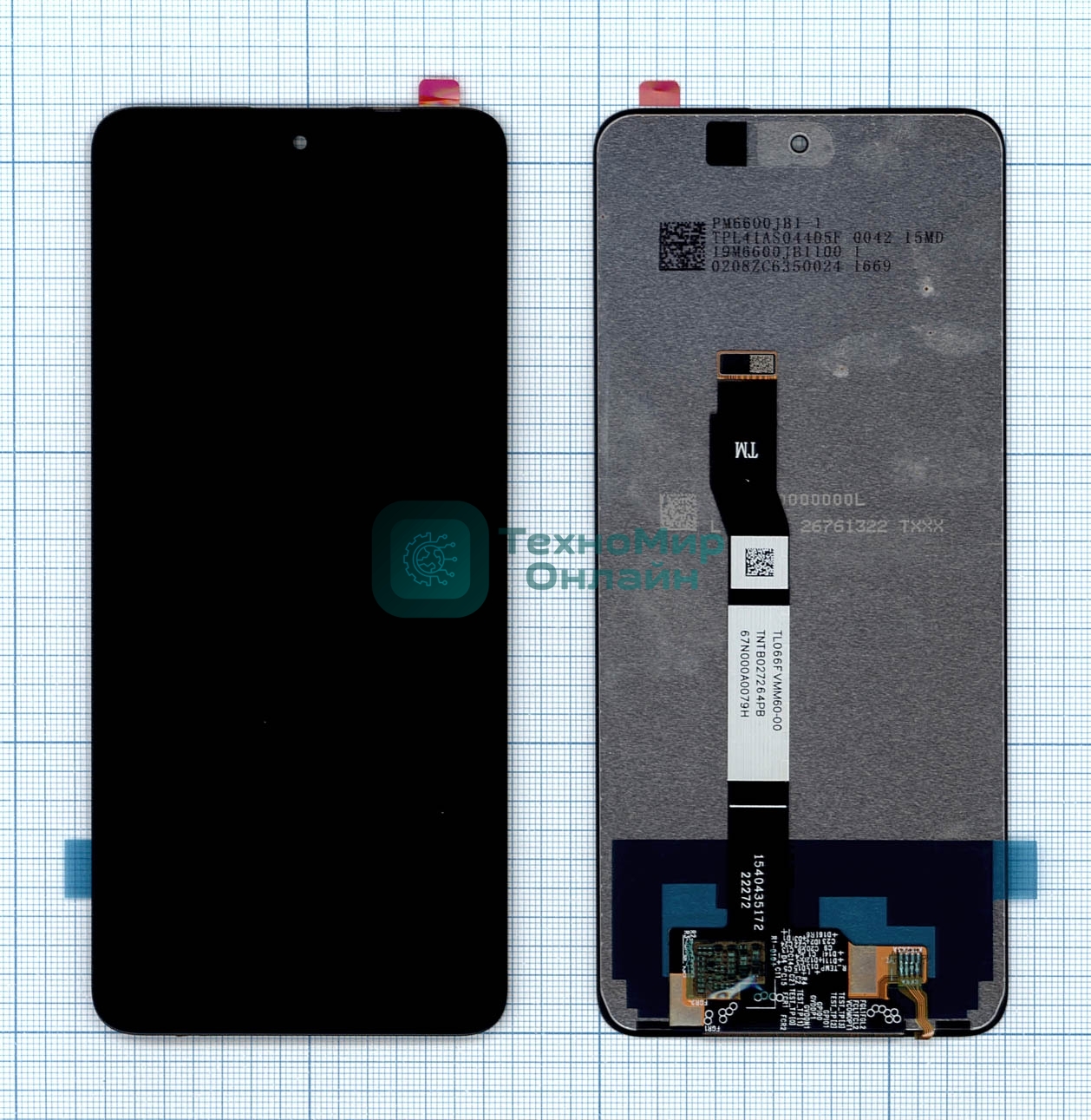 Дисплей для Xiaomi Poco X4 GT в сборе с тачскрином (IPS) черный