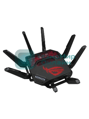 Маршрутизатор ASUS GT-BE19000, черный/красный, 90IG0850-MO9A0V