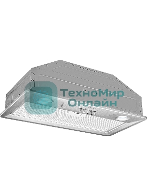 Вытяжка встраиваемая Monsher Inhit 60 Acier стальной, 53 см, 1200 куб. м/ч, 53 дБ