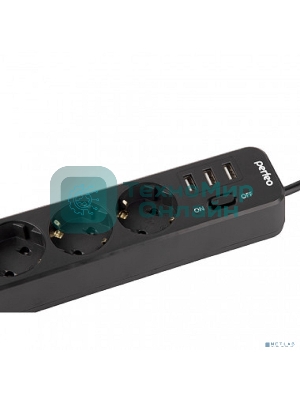 Сетевой фильтр PERFEO (PF_C3909) 3 роз х 4м черный