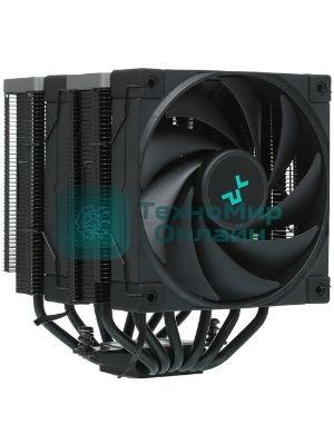 Кулер для процессора DEEPCOOL AK620 черный, 120 мм, алюминий/медь, 1850 об/мин, 28 дБ, 4 pin, 260 Вт, 162 мм