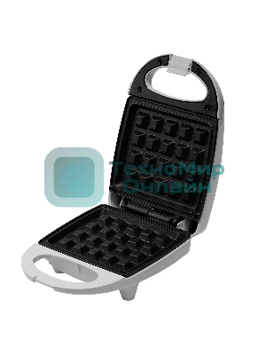 Вафельница Galaxy Line GL 2970, белый, с несъемными пластинами, 650 Вт