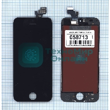 Дисплей для iPhone 5 в сборе с тачскрином (LT) черный