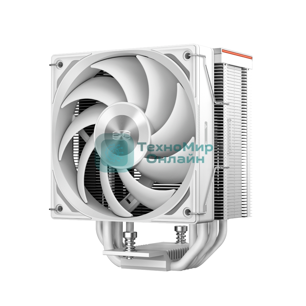 Кулер для процессора PCCooler RZ500 белый 120мм алюминий+медь 2200rpm 32db 4-pin 250W 155мм