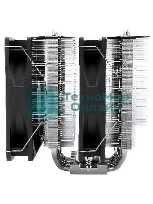 Устройство охлаждения(кулер) Thermalright Phantom Spirit 120 SE Soc-AM5/AM4/1151/1200/1700 черный 4-pin 25.6dB Al+Cu 765gr Ret (PS120-SE)
