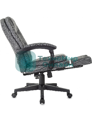 Кресло Бюрократ CH-868MSG-BF 3C1 серый, ткань, подставка для ног