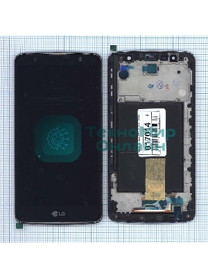 Дисплей для LG Stylus 2 Plus черный с рамкой