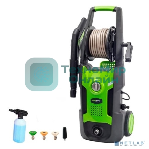Мойка высокого давления GreenWorks GPWG4II 130 bar электрическая (5106507)