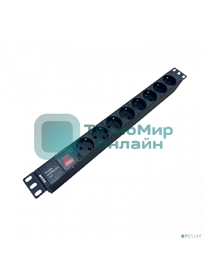Блок распределения питания NTSS NTSS-PDU-DA1015 гор.размещ. 8x базовые 10A C14