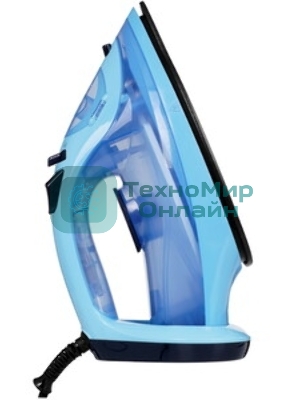 Утюг Panasonic NI-M343VTW синий, 30 г/мин, 135 г/мин, 300 мл