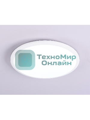 Потолочный светодиодный светильник Ambrella light FZ1231 WH белый IP44 42W 6400К D370*55 (Без ПДУ)
