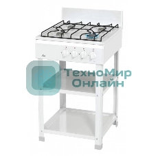 Плита газовая Flama AVG 1402 W белый,щиток, конфорок 4 шт, духовка 50 л, 50 см x 85 см x 58 см