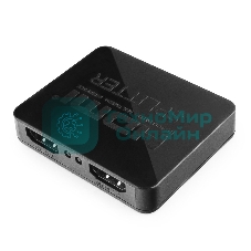 Разветвитель HDMI Cablexpert DSP-2PH4-03, HD19F/2x19F, 1 компьютер => 2 монитора, Full-HD, 3D, 1.4v