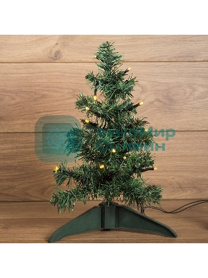 Елочка Neon-night высота 30 см, питание от USB, зеленая