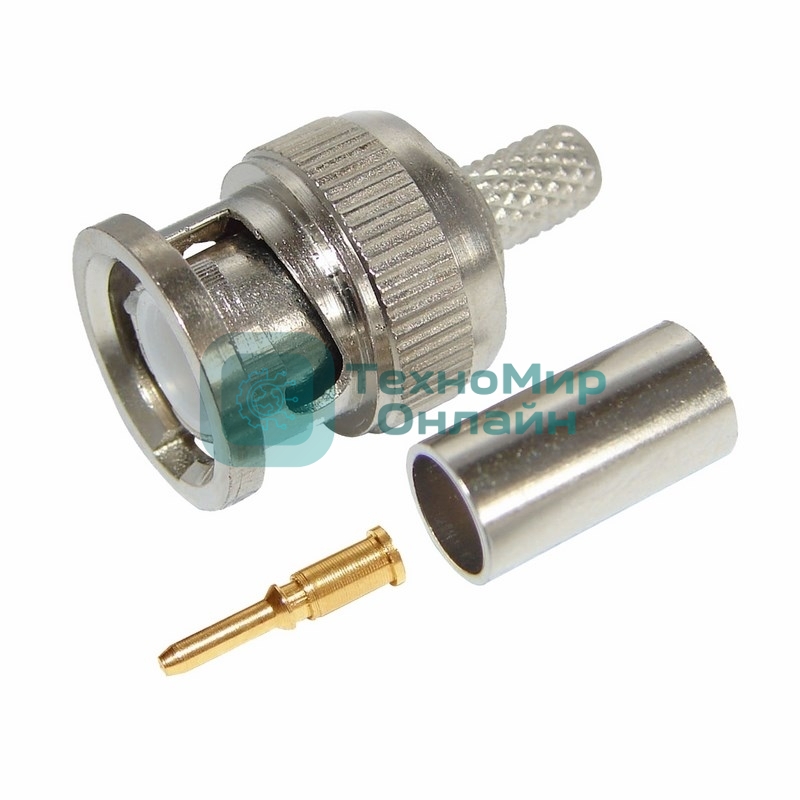 Разъем Rexant штекер BNC RG-6 обжим