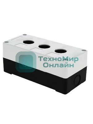 Корпус КП 103 3 кнопки белый EKF cpb-103-w