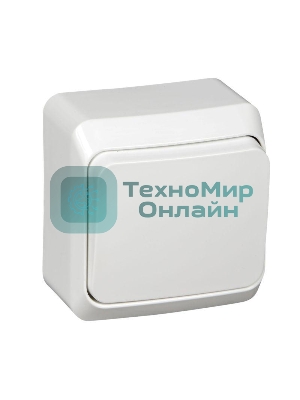 Выключатель 1-кл. ОП Этюд 10А IP20 белый SchE BA10-001B