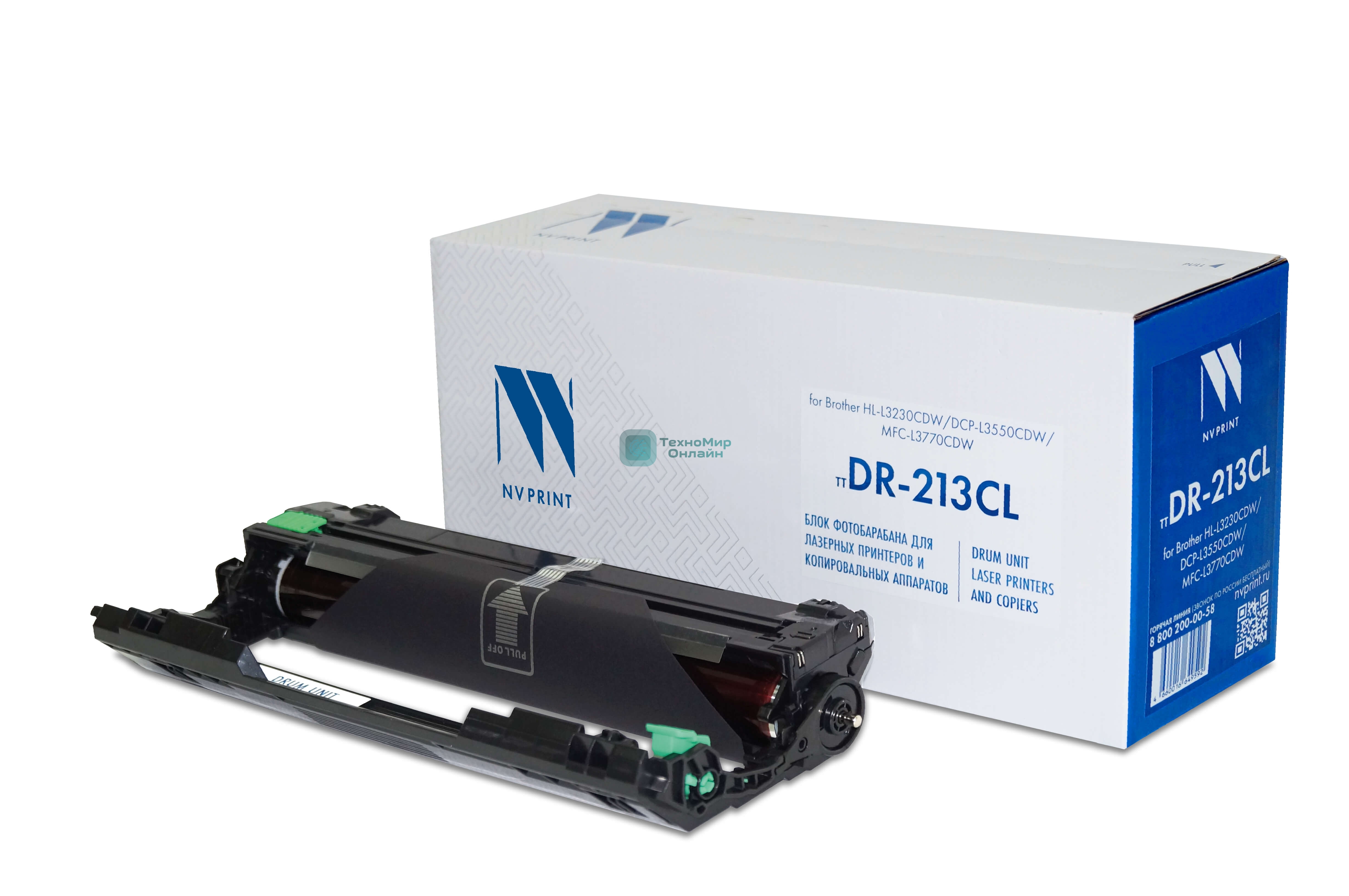 Блок фотобарабана NVPrint совместимый NV-DR-213CL для Brother HL-L3230CDW/DCP-L3550CDW/MFC-L3770CDW (18000k)