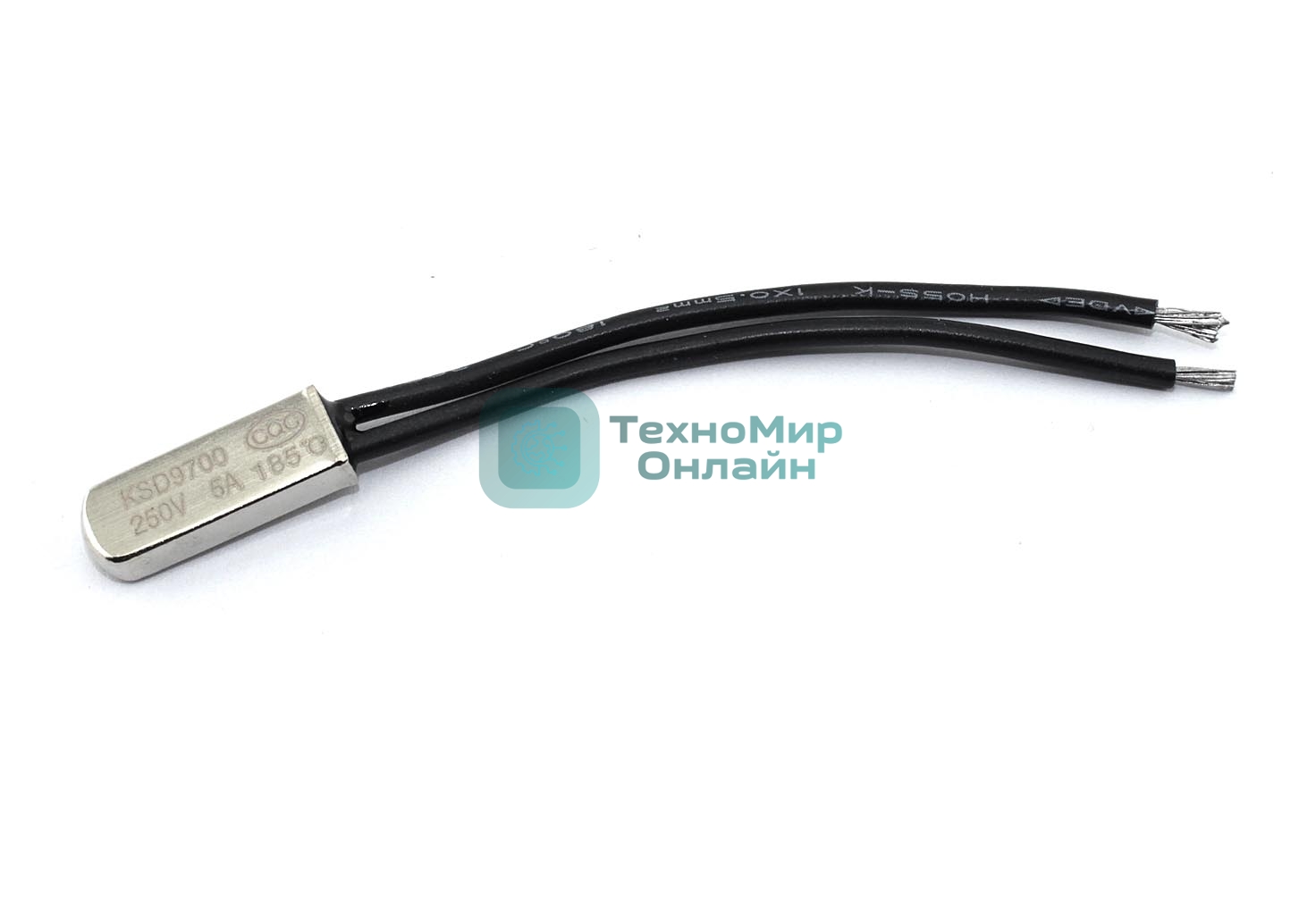 Термостат биметаллический KSD9700 5А/185 С нормально замкнутый