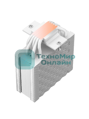 Кулер для процессора PCCooler RZ500 белый 120мм алюминий+медь 2200rpm 32db 4-pin 250W 155мм