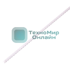 Термоусадочная трубка PROconnect 2,0/1,0 мм, белая, упаковка 50 шт. по 1 м