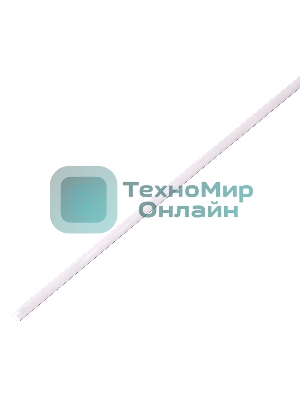 Термоусадочная трубка PROconnect 2,0/1,0 мм, белая, упаковка 50 шт. по 1 м