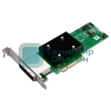 Адаптер SAS 9500-16i SGL (05-50077-02) PCIe v4 x8 LP, Tri-Mode SAS/SATA/NVMe 12G HBA, 16port(4*int SFF8654), 3816 IOC