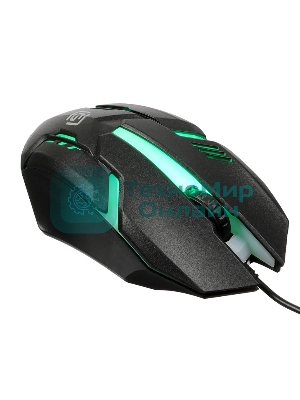 Мышь проводная Oklick 396M INSOMNIA черный, 1000 dpi, USB, кнопки - 3