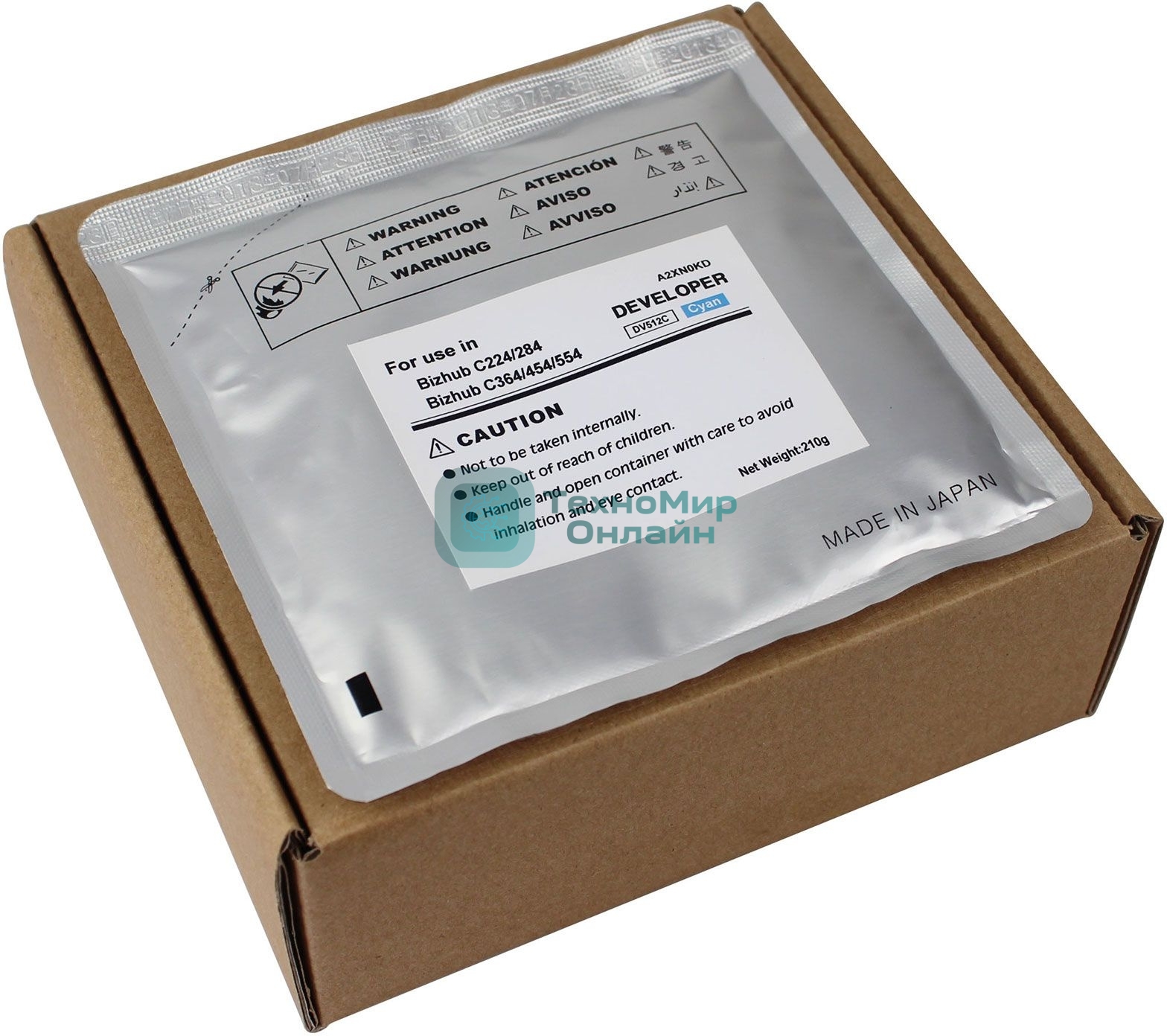 Девелопер CET CET8126 для Konica Minolta Bizhub C224/C284/C364/C454/C554