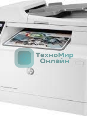 МФУ лазерное HP Color LaserJet Pro M183fw (7KW56A), A4, цветной, печ. до 16 стр/мин., скан. до 15 стр/мин. (ч/б) 8 стр/мин. (цвет), 600 x 600 dpi (печать) 1200x1200dpi (скан.), USB, RJ-45, Wi-Fi, Air Print, Mopria