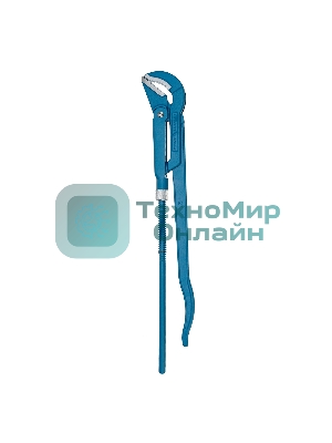 Ключ Сибртех трубный рычажный №3 2'' с изогнутыми губками