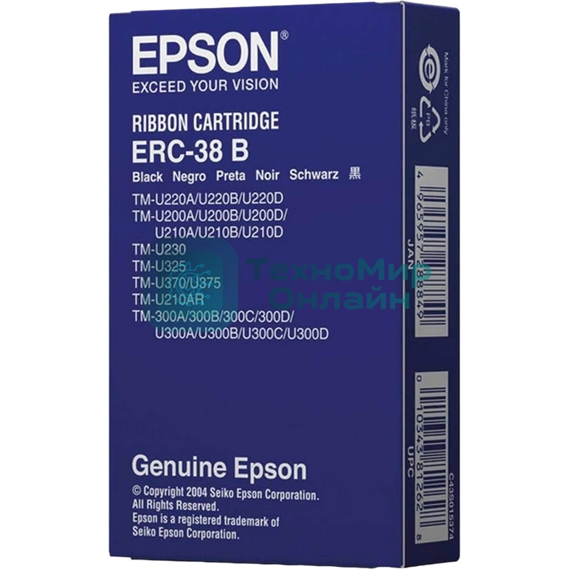 Картридж матричный Epson C43S015374 матовый черный (3 000 000 знаков) для TM-U210/U220/U230/U300/U375