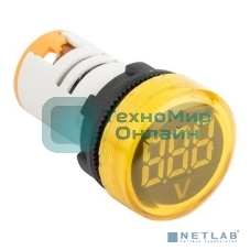 Индикатор значения напряжения ED16-22VD жел. PROxima EKF ed16-22vd-y