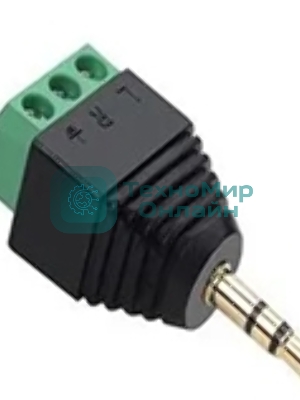 Сборный штекер miniJack 3.5 мм 2 канала