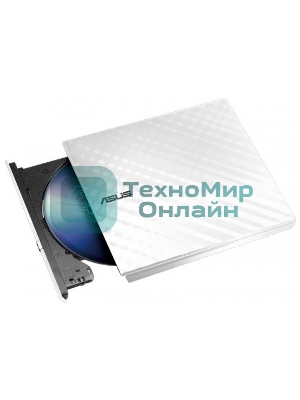 Оптический привод внешний DVD-RW Asus SDRW-08D2S-U белый USB внешний RTL