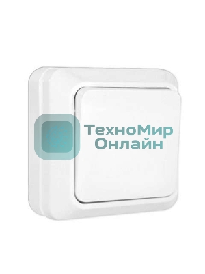 Выключатель 1-кл. ОП Олимп 10А IP20 белый Universal О0021