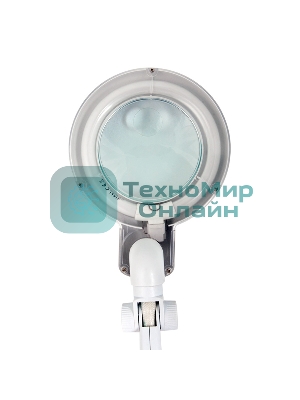 Лупа настольная 3D+12D Rexant с подсветкой, белая