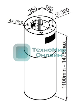 Вытяжка островная Maunfeld Lee Isla 39 белый, 38 см, 1000 куб. м/ч, 52 дБ