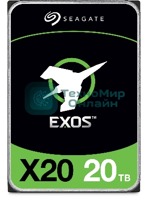 Жесткий диск Seagate HDD 20Tb 7200rpm Server Exos X20 HDD 512E/4KN (3.5