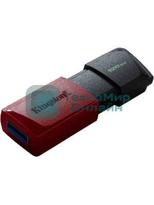 Флешка USB Kingston DataTraveler Exodia M (DTXM/128Gb), 128Gb, USB 3.2 Gen 1, R/W 150/60, черный/красный